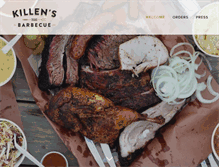 Tablet Screenshot of killensbarbecue.com